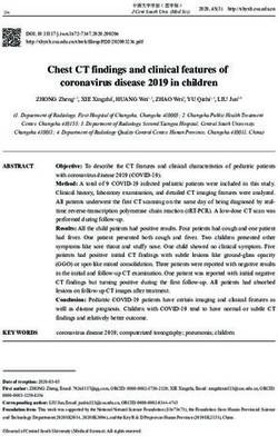 Chest CT findings and clinical features of coronavirus disease 2019 in children