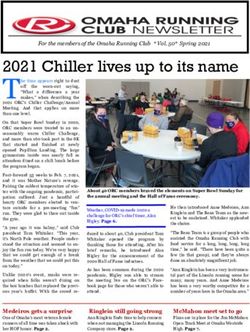 2021 Chiller lives up to its name - The time appears right to dust - Omaha Running Club