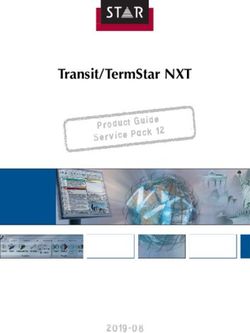 Transit/TermStar NXT Product Guide Service Pack 12 - STAR Group