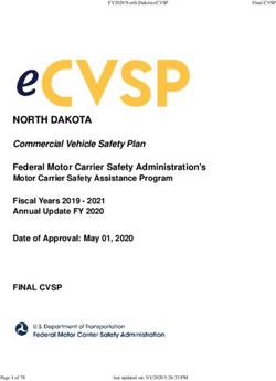 NORTH DAKOTA Commercial Vehicle Safety Plan - Federal Motor Carrier Safety Administration