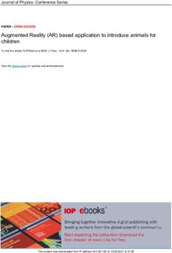 Augmented Reality (AR) based application to introduce animals for children - IOPscience