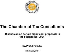 The Chamber of Tax Consultants - Discussion on certain significant proposals in the Finance Bill 2021