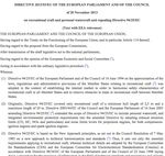 Guide to the NEW Recreational Craft Directive - 2013/53/EU Spring 2015