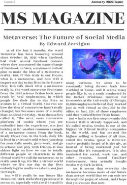 MS MAGAZINE Metaverse: The Future of Social Media - Delbarton School