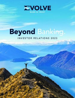 Beyond Banking. INVESTOR RELATIONS 2023