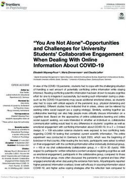 "You Are Not Alone"-Opportunities and Challenges for University Students' Collaborative Engagement When Dealing With Online Information About ...