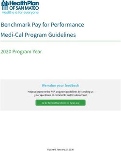 Benchmark Pay for Performance Medi-Cal Program Guidelines - Health ...