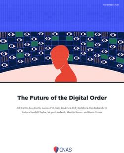 The Future of the Digital Order - Jeff Cirillo, Lisa Curtis, Joshua Fitt, Kara Frederick, Coby Goldberg, Ilan Goldenberg, Andrea Kendall-Taylor ...