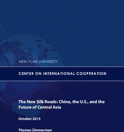 The New Silk Roads: China, the U.S., and the Future of Central Asia - CENTER ON INTERNATIONAL COOPERATION