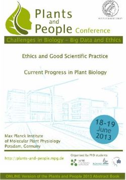 ONLINE Version of the Plants and People 2013 Abstract Book
