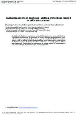 Evaluation results of combined labelling of dwellings located in different countries