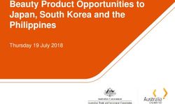 Beauty Product Opportunities to Japan, South Korea and the Philippines - Thursday 19 July 2018 - Austrade