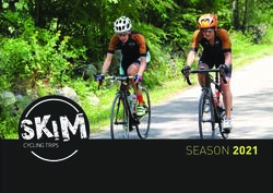 SEASON 2021 CYCLING TRIPS - Skimincoming