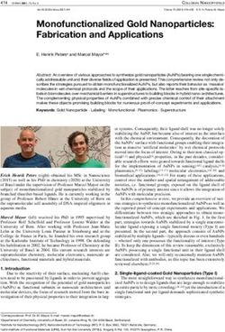 Monofunctionalized Gold Nanoparticles: Fabrication and Applications