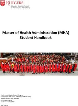 Master of Health Administration (MHA) Student Handbook