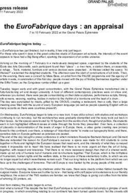 The EuroFabrique days : an appraisal