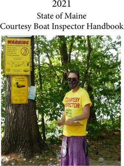 2021 State of Maine Courtesy Boat Inspector Handbook