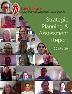 Strategic Planning & Assessment Report 2019 / 20 - Law Library