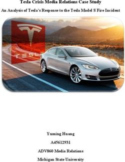 Tesla Crisis Media Relations Case Study - A45612931 - An Analysis of Tesla's Response to the Tesla Model S Fire Incident - Yuming Huang ADV860 ...