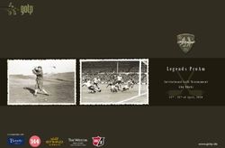 LEGENDS PROAM INVITATIONAL GOLF TOURNAMENT ABU DHABI - BOUNTY GOLF DEUTSCHLAND