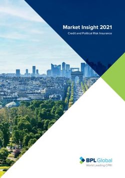 Market Insight 2021 Credit and Political Risk Insurance - BPL Global