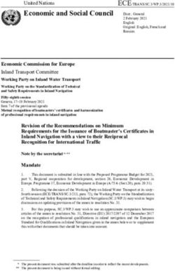 Economic and Social Council - United Nations - UNECE