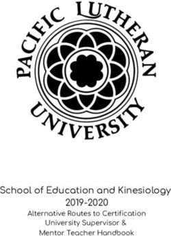 School of Education and Kinesiology 2019-2020 - Alternative Routes to Certification University Supervisor & Mentor Teacher Handbook - Pacific ...
