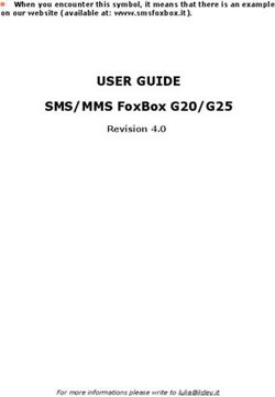 USER GUIDE SMS/MMS FoxBox G20/G25 - Revision 4.0 When you encounter this symbol, it means that there is an example