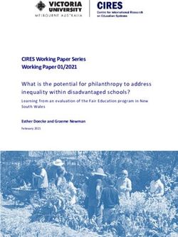 CIRES Working Paper Series Working Paper 01/2021 - Vincent ...