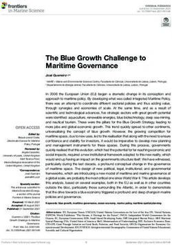 The Blue Growth Challenge to Maritime Governance - Frontiers