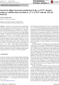 SEARCH FOR HIGGS BOSON PAIR PRODUCTION IN THE 13 TEV WITH THE ATLAS - ARPI