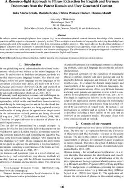 A Resource-light Approach to Phrase Extraction for English and German Documents from the Patent Domain and User Generated Content