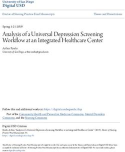 Analysis of a Universal Depression Screening Workflow at an Integrated Healthcare Center - Digital USD