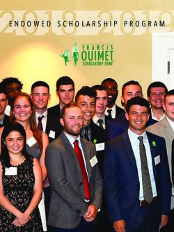 ENDOWED SCHOLARSHIP PROGRAM