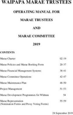 WAIPAPA MARAE TRUSTEES - OPERATING MANUAL FOR MARAE TRUSTEES AND MARAE COMMITTEE - Waipapa Marae Kawhia