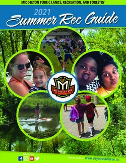 Summer Rec Guide MIDDLETON PUBLIC LANDS, RECREATION, AND FORESTRY - Register online at: www.cityofmiddleton.us - City of Middleton
