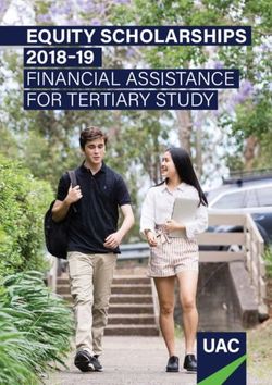 EQUITY SCHOLARSHIPS 2018-19 - FINANCIAL ASSISTANCE FOR TERTIARY STUDY - UAC