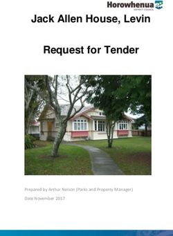 Jack Allen House, Levin Request for Tender - Prepared by Arthur Nelson (Parks and Property Manager) Date November 2017 - Horowhenua District ...