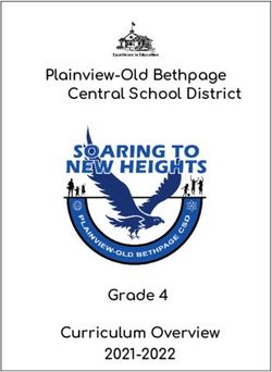 Plainview-Old Bethpage Central School District - Grade 4 Curriculum Overview 2021-2022