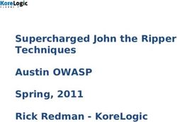 Supercharged John the Ripper Techniques Austin OWASP Spring, 2011 Rick Redman - KoreLogic
