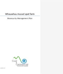 Whauwhau mussel spat farm - Biosecurity Management Plan - Waikato Regional Council