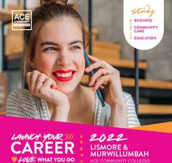 Study - 2022 LISMORE & MURWILLUMBAH - ACE Community Colleges