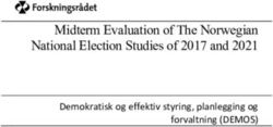 Midterm Evaluation of The Norwegian National Election Studies of 2017 and 2021 - Demokratisk og effektiv styring, planlegging og forvaltning (DEMOS)