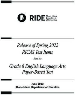 Release of Spring 2022 RICAS Test Items Grade 6 English Language Arts Paper-Based Test - June 2022 Rhode Island Department of Education