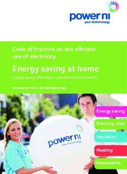 Energy saving at home - Code of Practice on the efficient use of electricity Energy saving - Power NI
