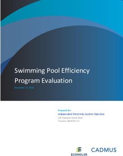 Swimming Pool Efficiency Program Evaluation - Prepared for: Independent Electricity System Operator - IESO