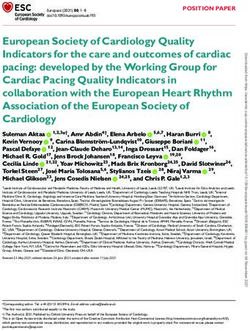 European Society of Cardiology Quality Indicators for the care and outcomes of cardiac pacing: developed by the Working Group for Cardiac Pacing ...