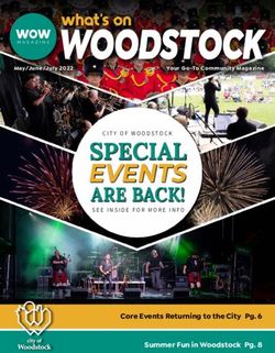 EVENTS SPECIAL - What's On Woodstock