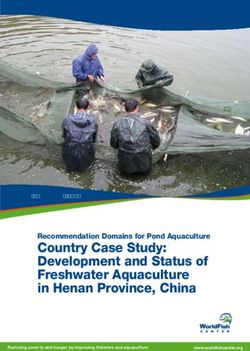 Country Case Study: Development and Status of Freshwater Aquaculture in Henan Province, China