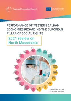 2021 review on North Macedonia - PERFORMANCE OF WESTERN BALKAN ECONOMIES REGARDING THE EUROPEAN PILLAR OF SOCIAL RIGHTS - ESAP2